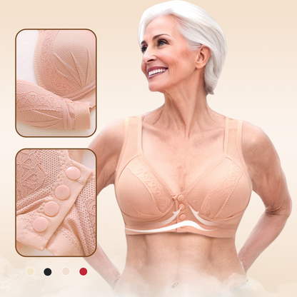 💖Oddychający i przyjazny dla skóry biustonosz zapinany z przodu