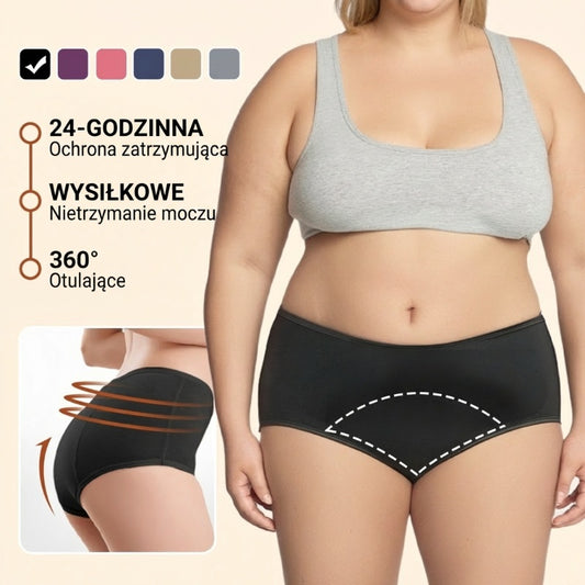 ✨Nowe majtki 2025 z wysokim stanem odporne na przeciekanie