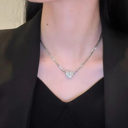 【💝idealny prezent】Magnetyczny naszyjnik z sercem