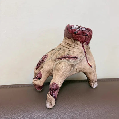 🖐️  Realistyczne, przerażające rekwizyty w postaci dłoni – elastyczne i straszne, idealne na Halloween/cosplay🎃📦