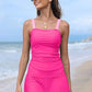 🔥👙Kobiece dwuczęściowe stroje kąpielowe typu tankini z efektem wyszczuplającym brzuch
