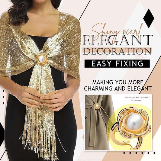 ✨ Elegancka francuska klamra do szalika (50% zniżki) – Elegancja na wyciągnięcie ręki!