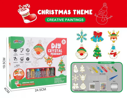 🎅Prezent świąteczny🎁Zestaw do samodzielnego wykonania kryształowych obrazów i rękodzieła