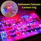 ⚡🔥Świecący pierścień LED na Halloween😍 – zestaw 50 sztuk