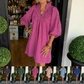 🌷 Elegancka sukienka z misternym wzorem w jednolitym kolorze