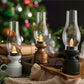 👍Lampa naftowa Vintage z technologią LED i elektronicznym bujającym świecznikiem💥