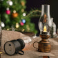 👍Lampa naftowa Vintage z technologią LED i elektronicznym bujającym świecznikiem💥