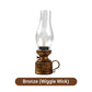 👍Lampa naftowa Vintage z technologią LED i elektronicznym bujającym świecznikiem💥