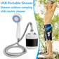 🚿Zewnętrzny przenośny prysznic na zewnątrz USB