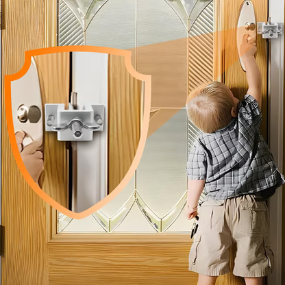 🔥 Wytrzymały przenośny zamek do drzwi dla bezpieczeństwa