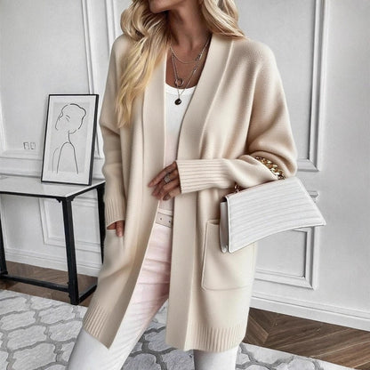 👚Damski miękki, przytulny kardigan z otwartym przodem