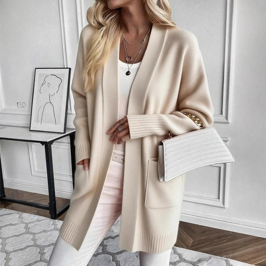 👚Damski miękki, przytulny kardigan z otwartym przodem