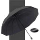☔ Duży, składany parasol przeciwdeszczowy z 12 żebrami
