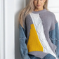 🎀Damski sweter patchworkowy w stylu casualowym