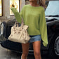 👚Stylowy, luźny sweter damski z długim rękawem