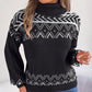 👚Damowy sweter golfowy z dzianiny