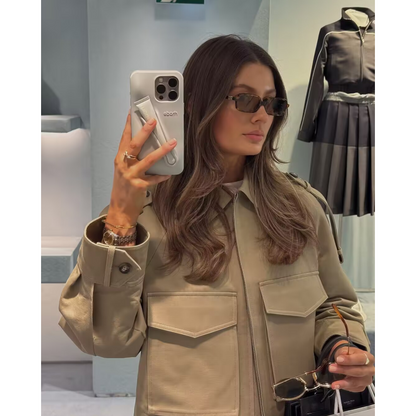 👚Stylowa, uniwersalna kurtka damska z pojemnymi kieszeniami