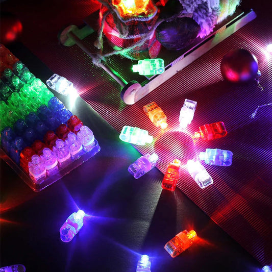 💥Mini kolorowa dioda LED świecąca na palec