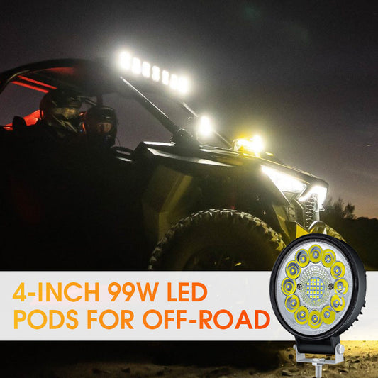 💡 Bardzo jasna lampa robocza LED o mocy 99 W 🔆
