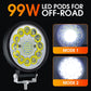💡 Bardzo jasna lampa robocza LED o mocy 99 W 🔆
