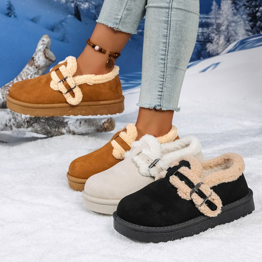 🥾Modne, ciepłe damskie buty wsuwane na zimę