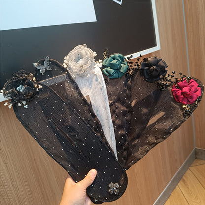 🎀Spinka do włosów dla kobiet z kwiatowym zdobieniem