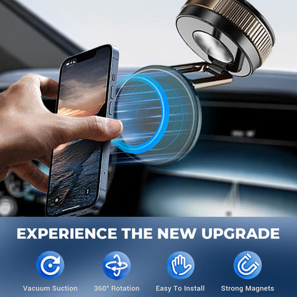 🔥Obrotowy uchwyt magnetyczny do telefonu z funkcją próżniową 360°