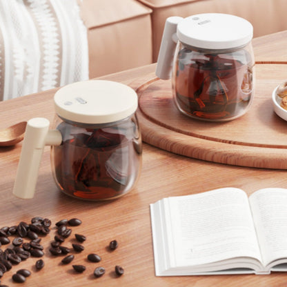 🔥Przenośny elektryczny kubek do mieszania kawy z uchwytem