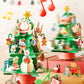 🎄Świąteczna obrotowa muzyka 3D Puzzle i ręcznie robiony wieniec
