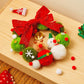 🎄Świąteczna obrotowa muzyka 3D Puzzle i ręcznie robiony wieniec