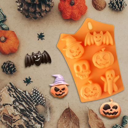🎃Zestaw silikonowych foremek do pieczenia na Halloween