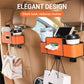 Multi-Functional Car Seat Back Storage Box with Hooks