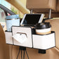 Multi-Functional Car Seat Back Storage Box with Hooks