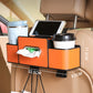 Multi-Functional Car Seat Back Storage Box with Hooks