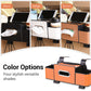 Multi-Functional Car Seat Back Storage Box with Hooks