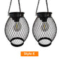 💡Retro metalowe lampiony solarne