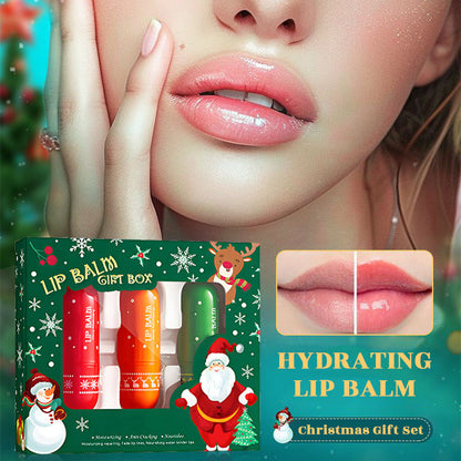 🎁Zestaw świąteczny nawilżających balsamów do ust