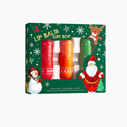 🎁Zestaw świąteczny nawilżających balsamów do ust
