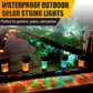 💡Wodoodporne zewnętrzne lampki solarne