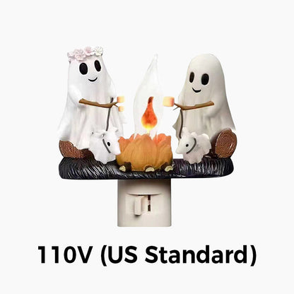 👻Dekoracyjna lampka nocna Ghost Campfire💡