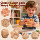 🔥✨ Zestaw Drewnianych Puzzle Luban Lock 🧩🤲