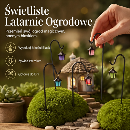 🌿✨ Świecące w ciemności paluszki do roślin – 7 kolorów, wysokiej jakości żywica i solidne żelazne haczyki 🌙🌈 | Magiczna dekoracja ogrodu