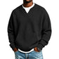Heren Casual Wafelgebreid Sweatshirt