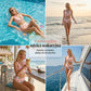 Damskie bikini z wysokim stanem i nadrukiem