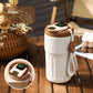 【🎅Świąteczna oferta przedsprzedaży】☕Kubek termiczny do kawy ze wskaźnikiem temperatury😍
