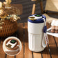 【🎅Świąteczna oferta przedsprzedaży】☕Kubek termiczny do kawy ze wskaźnikiem temperatury😍