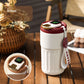 【🎅Świąteczna oferta przedsprzedaży】☕Kubek termiczny do kawy ze wskaźnikiem temperatury😍