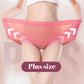 🔥Kup 2 i otrzymaj 1 gratis🔥 Bawełniane majtki Plus Size z wysokim stanem
